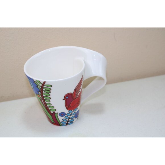 Villeroy & Boch Acapulco Mug rare Colorful Bird Coffee Tea 92001 - Picture 2 of 7